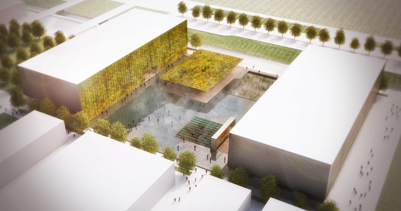 Illustration for article titled This Photosynthetic Algae Roof Filters the Neighborhood Air